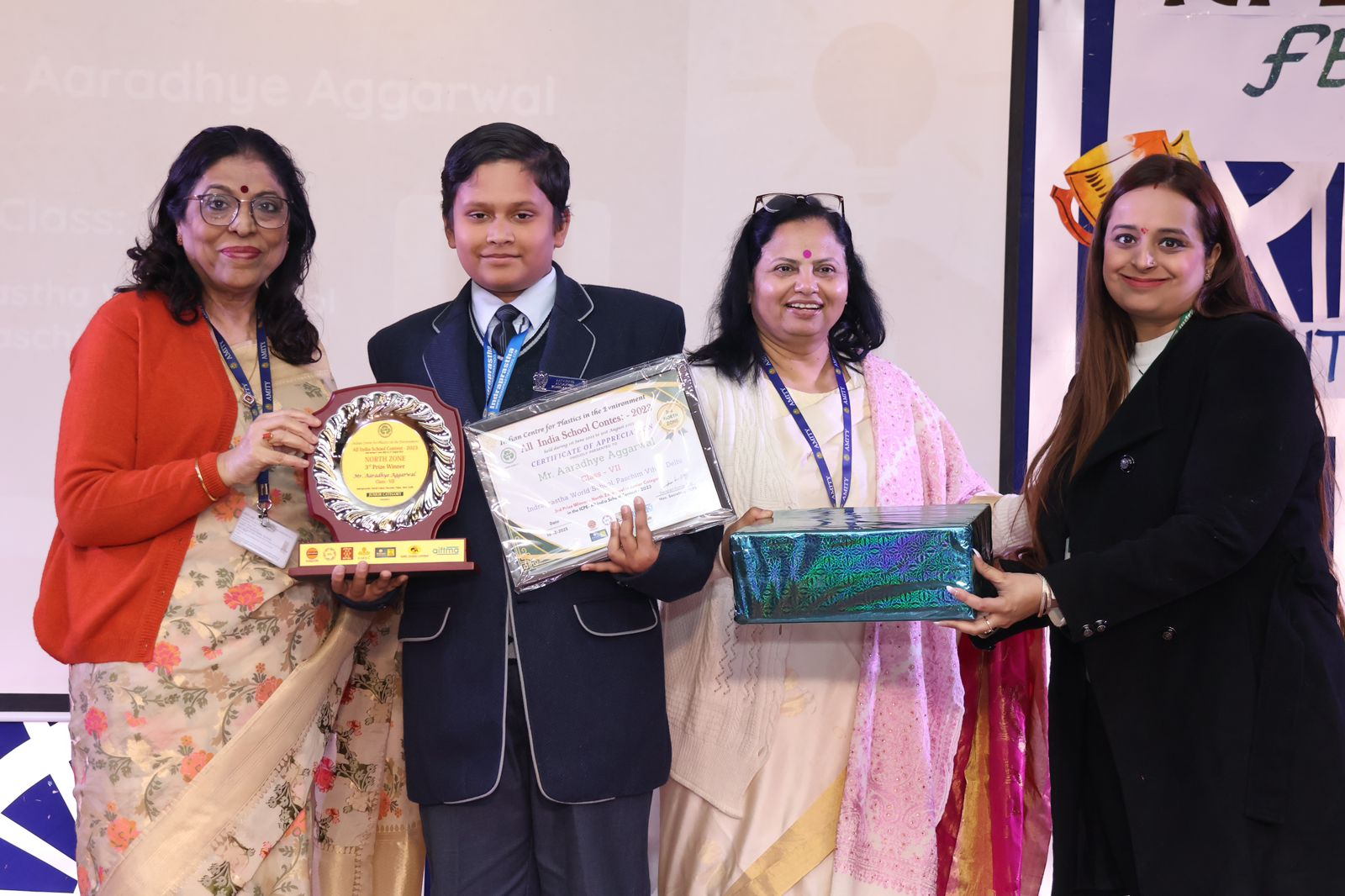 Prize distribution ceremony.